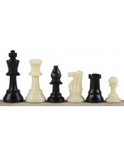 Пластмасови фигури за шах Sunrise - Staunton, king 64 mm -1
