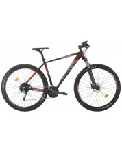 Планински велосипед със скорости SPRINT - Maverick Pro, 27.5", 440 mm, черен/червен
