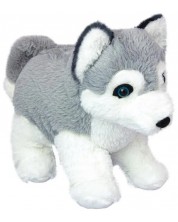 Плюшена играчка Wild Planet - Кученце Хъски, 25 cm