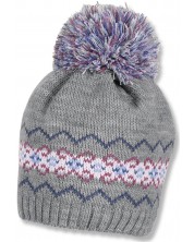 Плетена зимна шапка Sterntaler - 51 cm, 18-24 месеца, сива -1