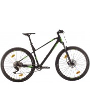 Планински велосипед със скорости SPRINT - Apolon, 27.5", 440 mm, черен/зелен -1