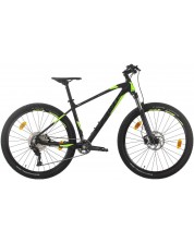 Планински велосипед със скорости SPRINT - Apolon Pro, 27.5", 480 mm, черен/зелен -1