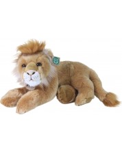Плюшена играчка Rappa Еко приятели - Лъв, лежащ, 40 cm -1