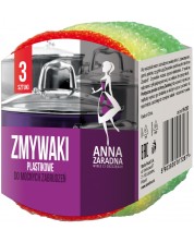 Пластмасови телчета Anna - 3 броя, многоцветни