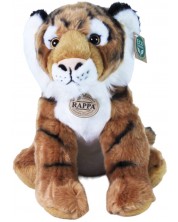 Плюшена играчка Rappa Еко приятели - Тигър, седящ, 30 cm