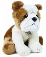 Плюшена играчка Rappa Еко приятели - Куче Булдог, седящ, 26 cm -1