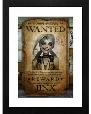 Плакат с рамка GB eye Games: League of Legends - Jinx Wanted Poster -1