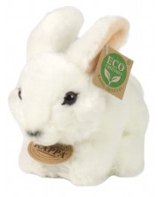 Плюшена играчка Rappa Еко приятели - Бяло зайче, 16 cm