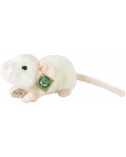 Плюшена играчка Rappa Еко приятели - Бяло мишле, стоящо, 21 cm -1