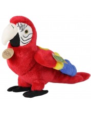 Плюшена играчка Rappa Еко приятели - Папагал червена Ара, 24 cm -1