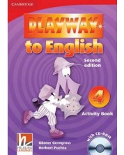 Playway to English 4: Английски език (учебна тетрадка + CD-ROM) -1