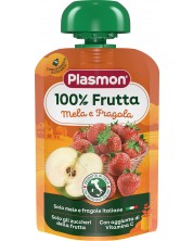 Плодова закуска Plasmon - Ябълка с ягода, 100 g -1