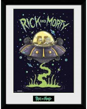 Плакат с рамка GB eye Animation: Rick & Morty - Ship