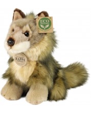 Плюшена играчка Rappa Еко приятели - Вълк, седящ, 20 cm -1