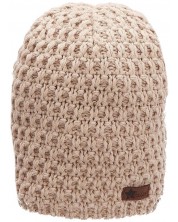 Плетена шапка с поларена подплата - 53 cm, 2-4 г, розова -1