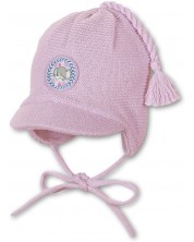 Плетена зимна шапка Sterntaler - За момичета, 47 cm, 9-12 месеца