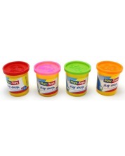 Пластилин PlayToys, 4 цвята, Архивирано СКУ