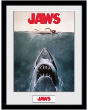 Плакат с рамка ABYstyle Movies: JAWS - Key Art -1
