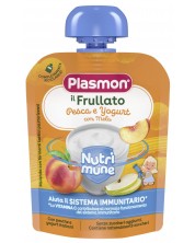 Плодова закуска Plasmon - Нутримюн, праскова и йогурт, 85 g