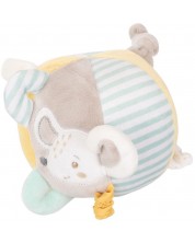 Плюшена играчка KikkaBoo - Joyful Mice, занимателна топка -1