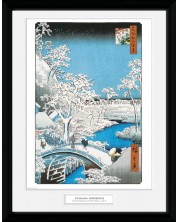 Плакат с рамка GB eye Art: Hiroshige - The Drum Bridge