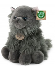 Плюшена играчка Rappa Еко приятели - Персийска дългокосместа котка, седяща, 30 cm