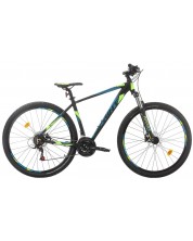 Планински велосипед със скорости SPRINT - Maverick, 29", 440 mm, черен/син -1
