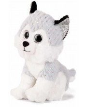 Плюшена играчка Амек Тойс - Хъски с блестящи уши, 25 cm