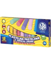 Пластилин Astra - С аромат на лайм, 12 цвята -1