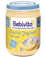 Плодово пюре йогурт Bebivita – Банан, 190 g, вид 2 -1