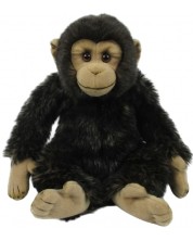 Плюшена играчка Rappa Еко приятели - Шимпанзе, 27 cm