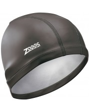 Плувна шапка Zoggs - Nylon-Spandex PU, черна