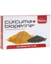 Plantis Куркума + Биоперин, 60 капсули, Artesania Agricola