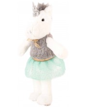 Плюшена играчка Амек Тойс - Еднорог с рокля, 27 cm