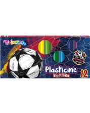 Пластилин Colorino - Football, 12 цвята