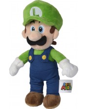 Плюшена играчка Simba Toys Super Mario - Luigi, 30 cm
