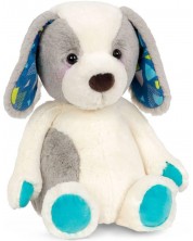 Плюшена играчка Battat - Куче, 30 cm, бяло