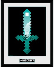 Плакат с рамка GB eye Games: Minecraft - Diamond Sword