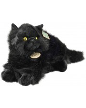 Плюшена играчка Rappa Еко приятели - Бомбайска котка, лежаща, 30 cm -1
