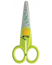 Пластмасова детска ножица Kangaro - KD-50, зелена -1