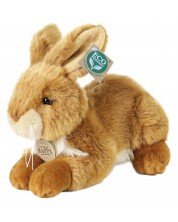 Плюшена играчка Rappa Еко приятели - Зайче, 23 cm, кафяво