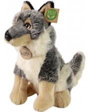Плюшена играчка Rappa Еко приятели - Вълк, седящ, 28 cm -1