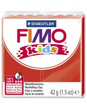 Полимерна глина Staedtler Fimo Kids - червен цвят