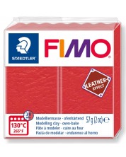 Полимерна глина Staedtler Fimo - Leather 8010, 57g, светлочервена