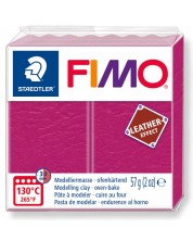 Полимерна глина Staedtler Fimo - Leather 8010, 57g, розова -1