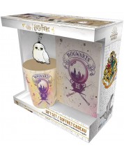 Подаръчен комплект ABYstyle Movies: Harry Potter - Hogwarts (Purple) -1