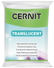 Полимерна глина Cernit Translucent - Зелен лайм, 56 g
