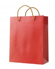 Подаръчна торбичка Gipta - Large Red, конопени дръжки -1