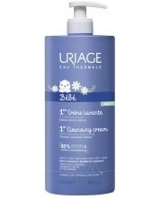 Почистващ душ-крем за бебета Uriage - С отмиване, 1 l -1