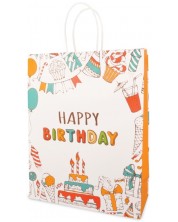 Подаръчна торбичка - Happy Birthday, XL -1